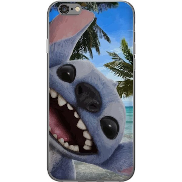 Apple iPhone 6s Läpinäkyvä kuori Stitch-matkapuhelinkotelo, jossa on suloiset ystävyysmaalaukset.