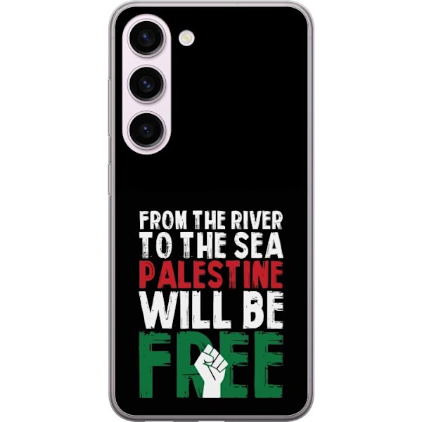 Samsung Galaxy S23 Gennemsigtig cover Fri Palæstina