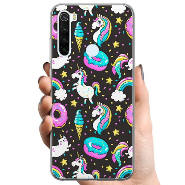 Xiaomi Redmi Note 8 TPU Mobilcover Unicorn