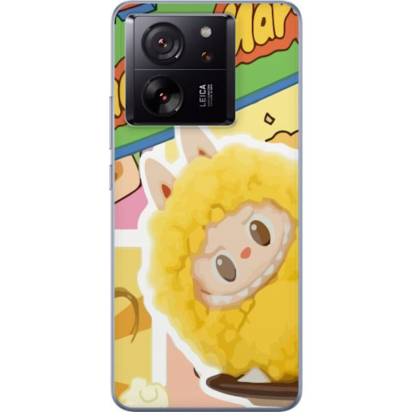 Xiaomi 13T Gennemsigtig cover Labubu Wacky Mart Pop Mart Serie Samlerfigur Sød Design Populært Motiv Figurserie Kreativ Kunst Leksak
