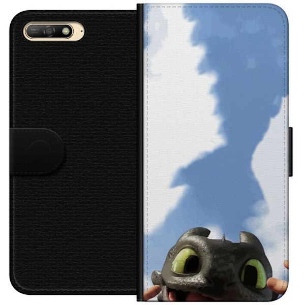 Huawei Y6 (2018) Tegnebogsetui Drage Træner
