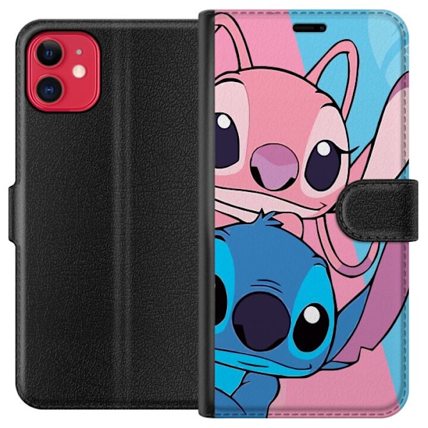 Apple iPhone 11 Lompakkokotelo Stitch & Angel