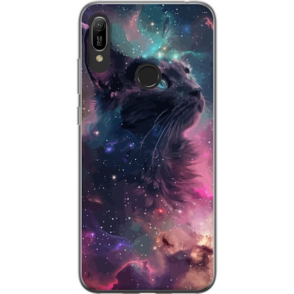 Huawei Y6 (2019) Gennemsigtig cover Katten i Galaksen