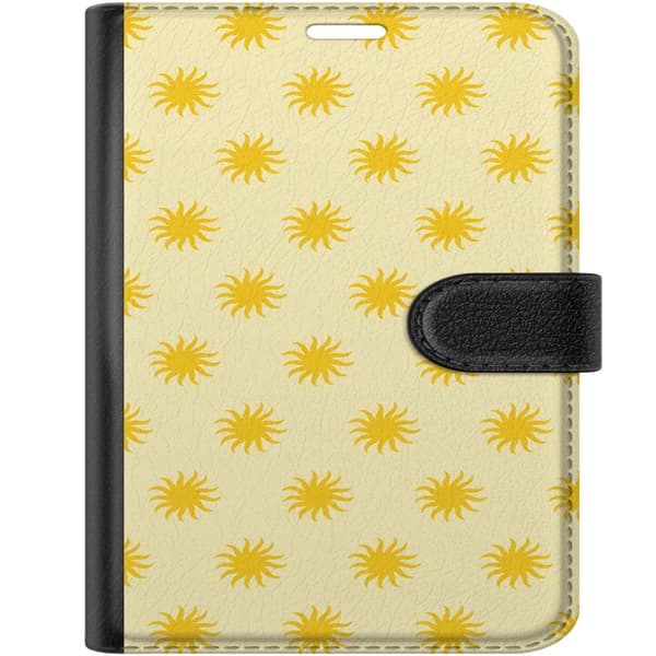 Kompatibel Tegnebogsetui til Apple iPhone Duo Gule sole gul