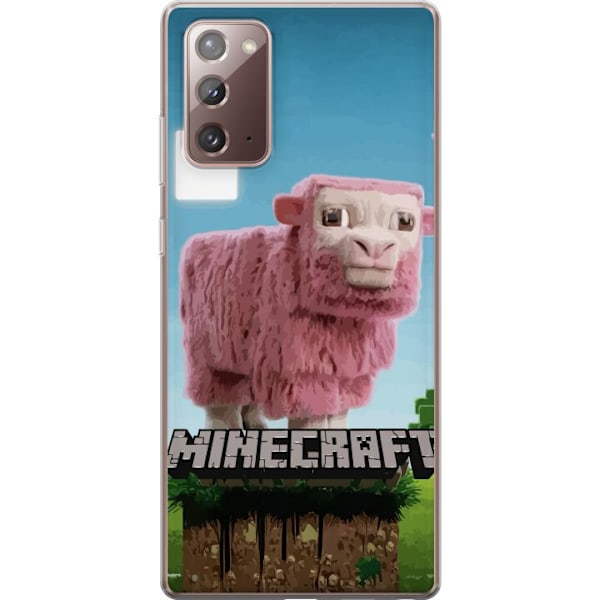 Samsung Galaxy Note20 Läpinäkyvä kuori A Minecraft Movie