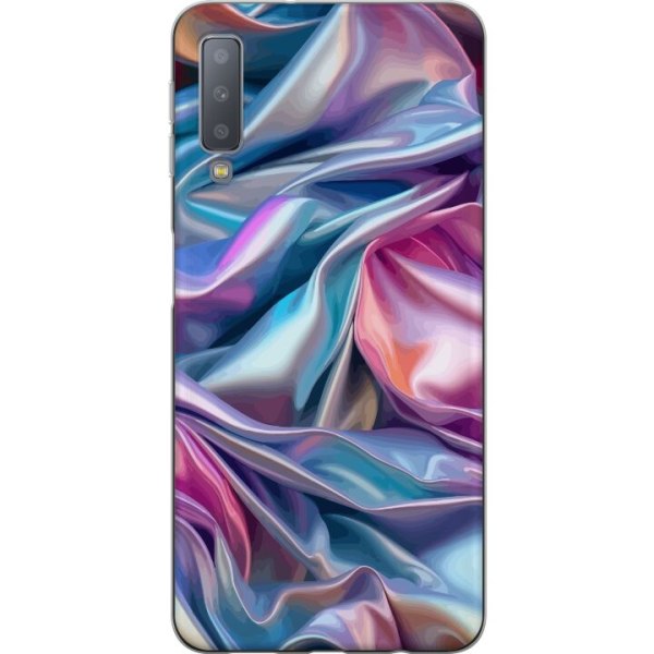 Samsung Galaxy A7 (2018) Gennemsigtig cover Skinnende silke