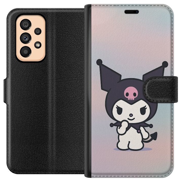 Samsung Galaxy A53 5G Lompakkokotelo Kawaii Sanrio Kuromi