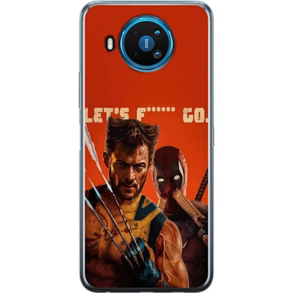 Nokia 8.3 5G Genomskinligt Skal Deadpool & Wolverine