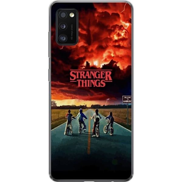 Samsung Galaxy A41 Genomskinligt Skal Stranger Things