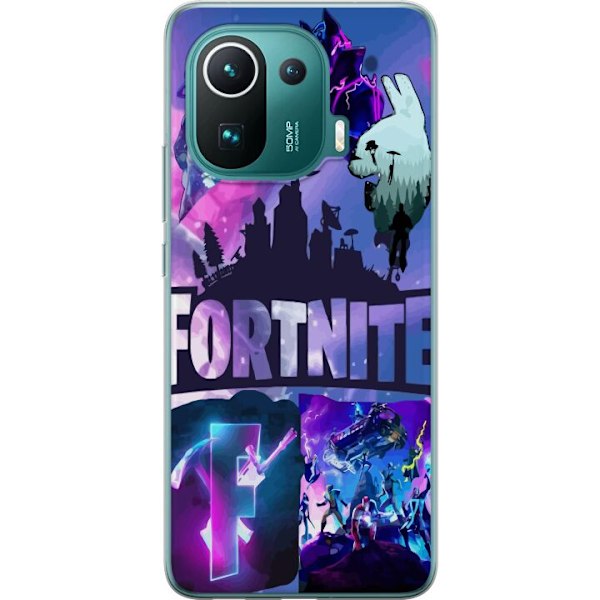 Xiaomi Mi 11 Pro Gjennomsiktig deksel Fortnite