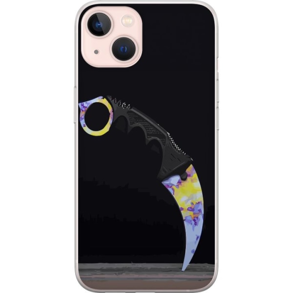 Apple iPhone 13 Gennemsigtig cover Karambit / Butterfly / M9 B