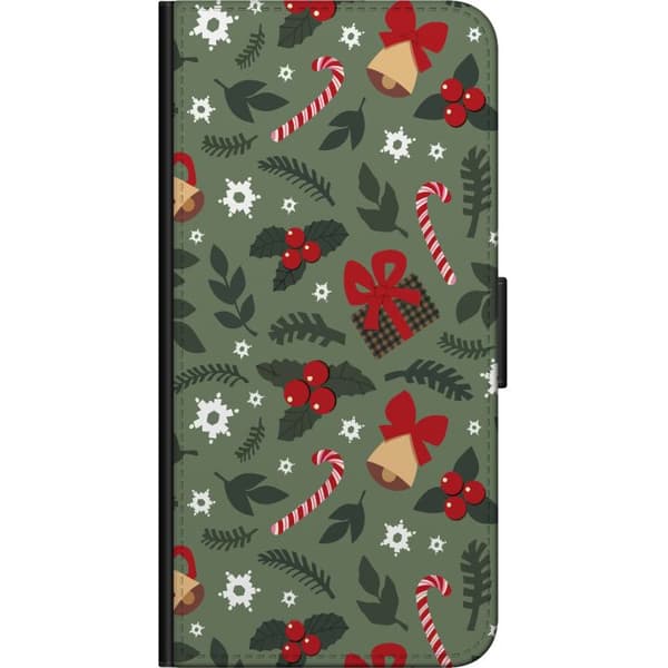 Kompatibelt Lommeboketui til OnePlus 9 Pro God Jul mønster