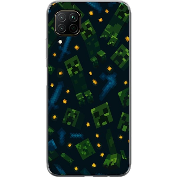 Huawei P40 lite Läpinäkyvä kuori Minecraft Dungeons Mob
