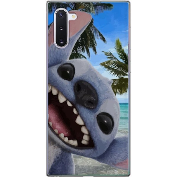 Samsung Galaxy Note10 Genomskinligt Skal Stitch mobilskal med Palmer i söt vänskapsdesign