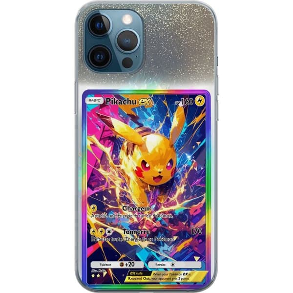 Kompatibelt Mobilskal till Apple iPhone 12 Pro Pikachu gul