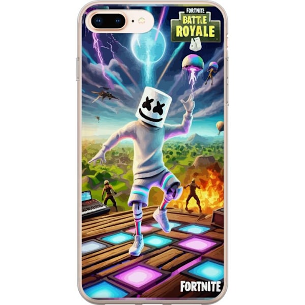 Apple iPhone 8 Plus Läpinäkyvä kuori Fortnite