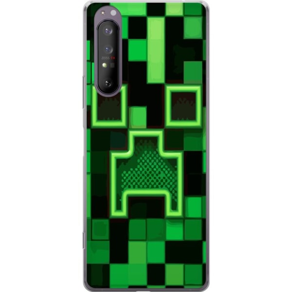 Sony Xperia 1 II Läpinäkyvä kuori Minecraft