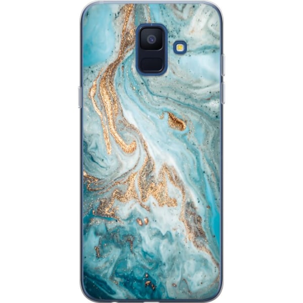 Samsung Galaxy A6 (2018) Cover / Mobilcover - Magisk Marmor