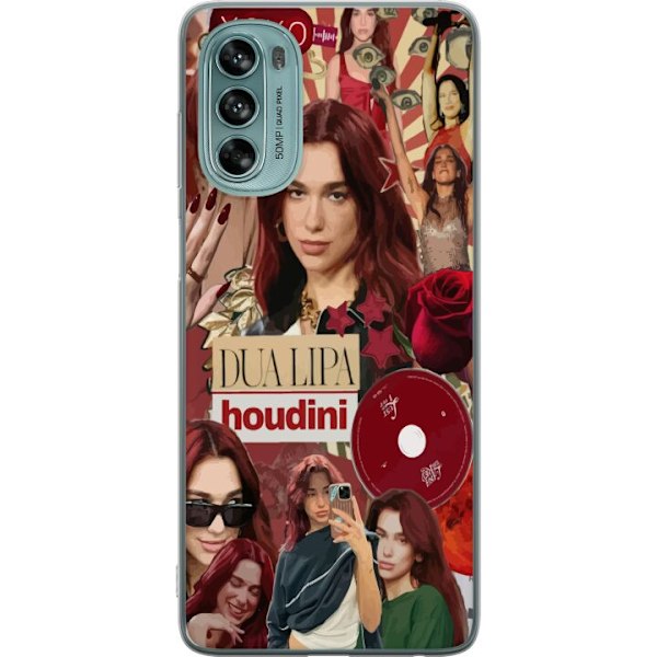 Motorola Moto G62 5G Genomskinligt Skal Dua Lipa – Fashion &