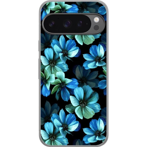 Google Pixel 9 Pro XL Gjennomsiktig deksel Blomster