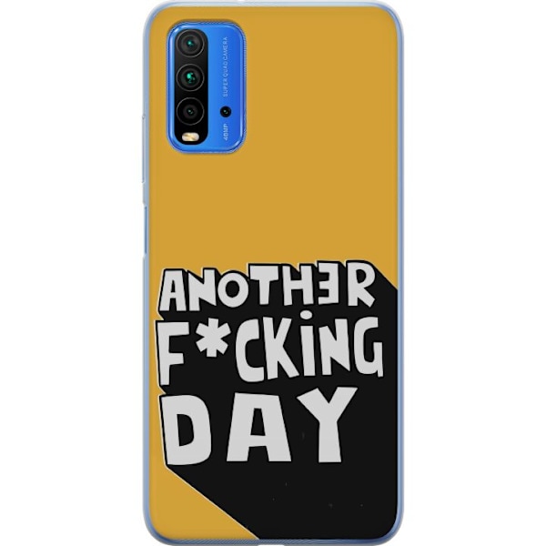 Xiaomi Redmi Note 9 4G Läpinäkyvä kuori Another Day Tekstimotiivi Huumori Katumuoti Graafinen Rohkea Tyyli Suosittu Elämäntapa Kaupunkimuoti Desi