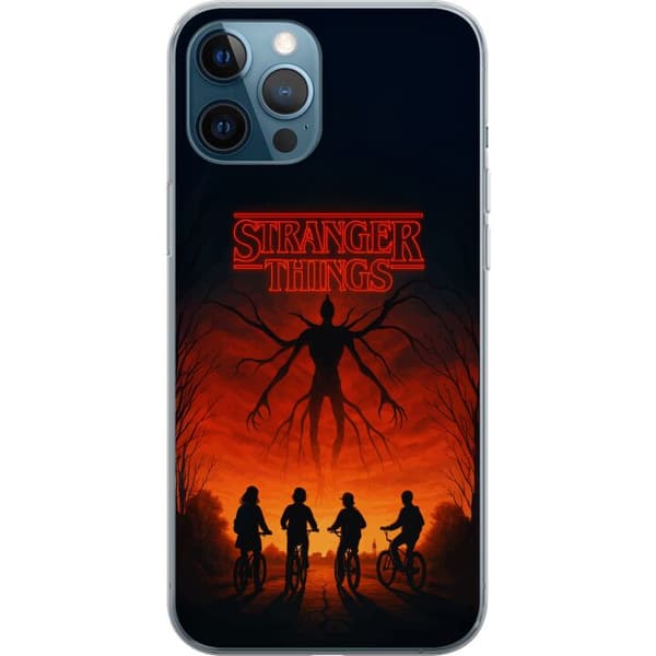Kompatibel Mobilcover til Apple iPhone 12 Pro Stranger Things Eleven Mike Dustin Hawkins eventyr