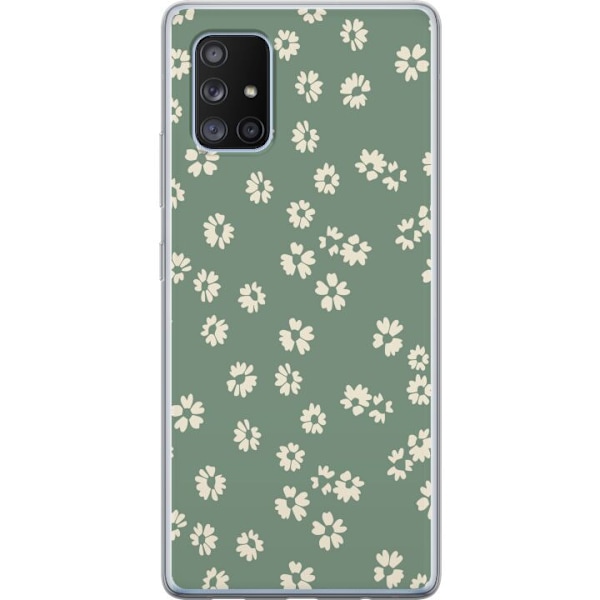 Samsung Galaxy A71 5G Läpinäkyvä kuori Kukkaisunelma - Vär