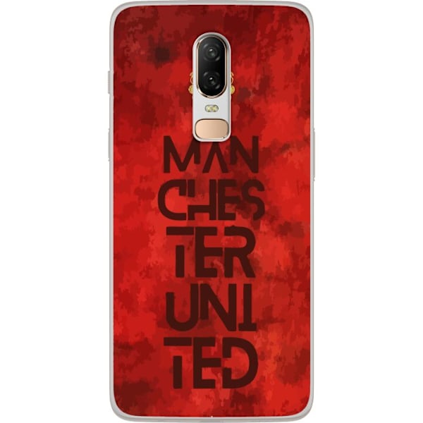 OnePlus 6 Gennemsigtig cover Manchester United