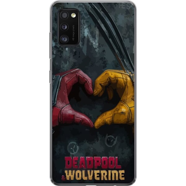 Samsung Galaxy A41 Gennemsigtig cover Wolverine Deadpool