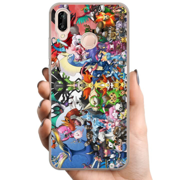 Huawei P20 lite TPU Matkapuhelimen kuori Pokemon