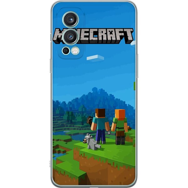 OnePlus Nord 2 5G Läpinäkyvä kuori Minecraft Key Art