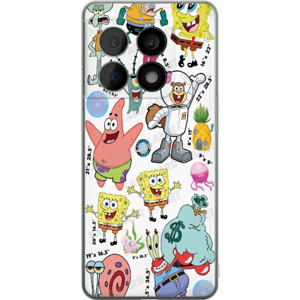 OnePlus 10 Pro Gjennomsiktig deksel SpongeBob SquarePants