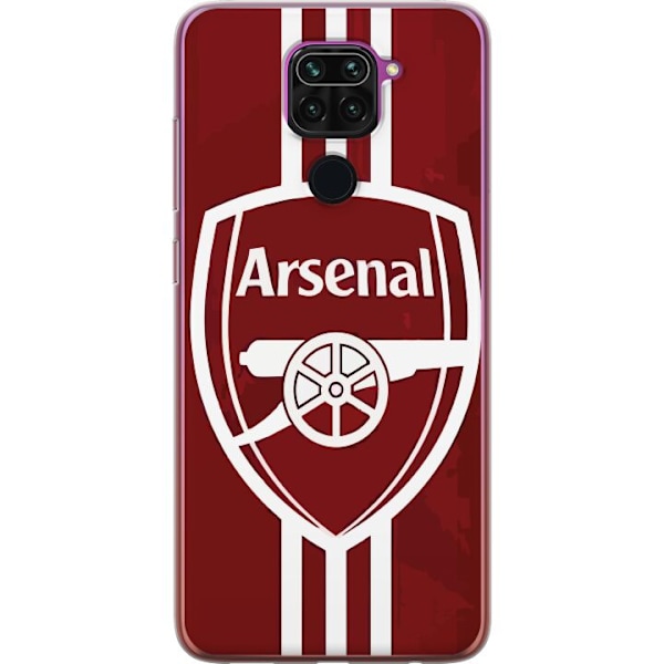 Xiaomi Redmi Note 9 Genomskinligt Skal Arsenal