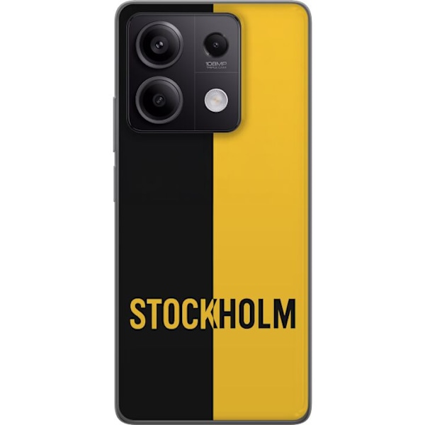 Xiaomi Redmi Note 13 Pro Läpinäkyvä kuori Stockholm – jalkapallo