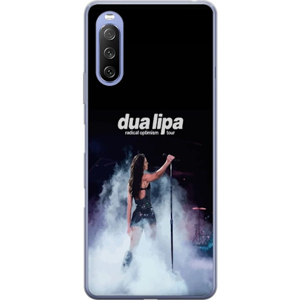 Sony Xperia 10 III Lite Genomskinligt Skal Dua Lipa – Signature Looks & Vibes