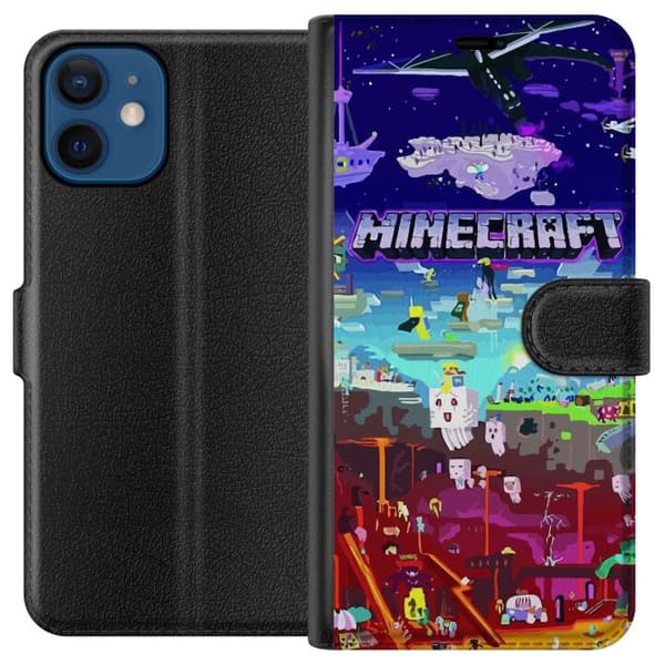 Yhteensopiva Lompakkokotelo Apple iPhone 12 mini Minecraft