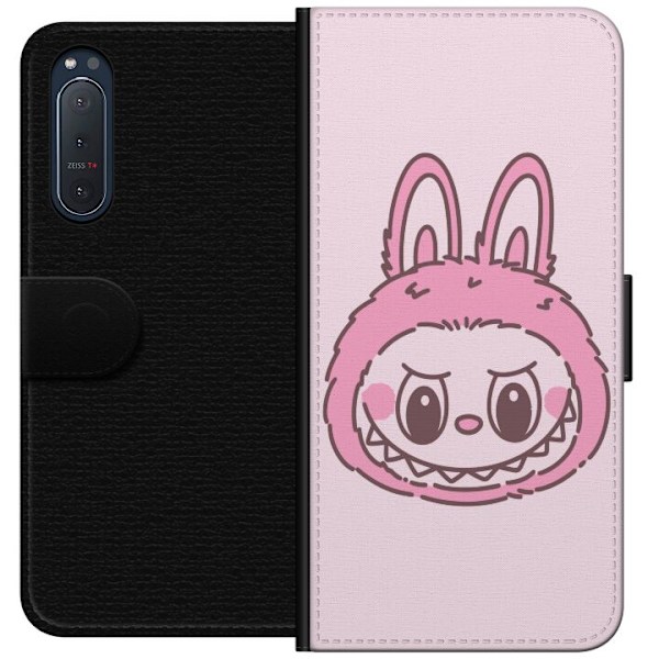 Sony Xperia 5 II Tegnebogsetui Labubu Dyrekreds Bunny Udgave