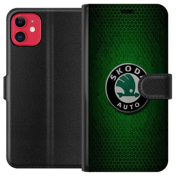 Kompatibel Tegnebogsetui til Apple iPhone 11 Skoda