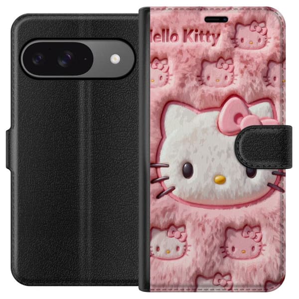 Kompatibel Tegnebogsetui til Google Pixel 9 Sød pink