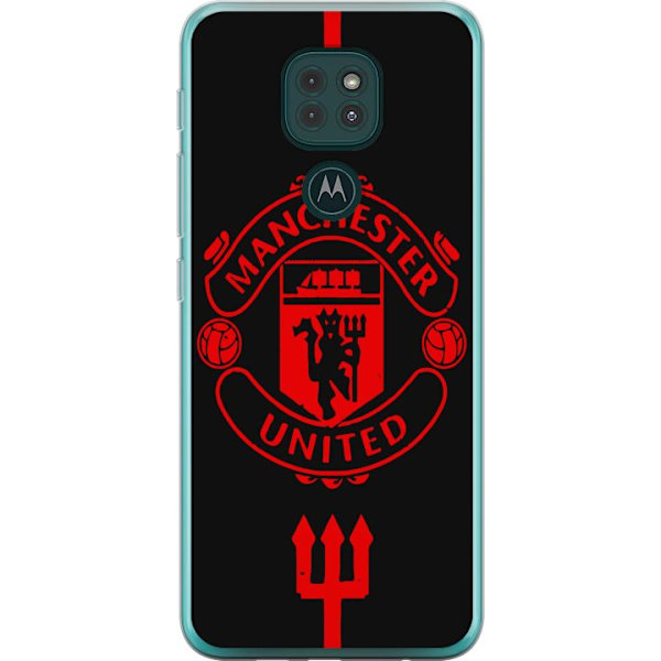 Motorola Moto G9 Play Genomskinligt Skal ManchesterUnited