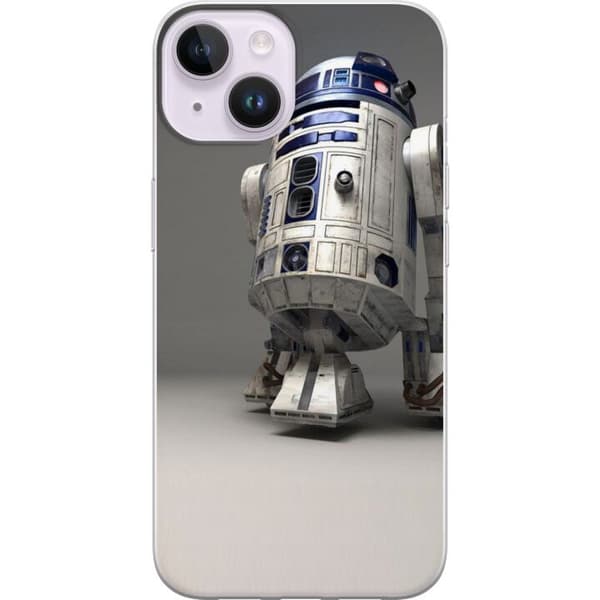 Kompatibelt Mobildeksel til Apple iPhone 14 R2D2 Star Wars