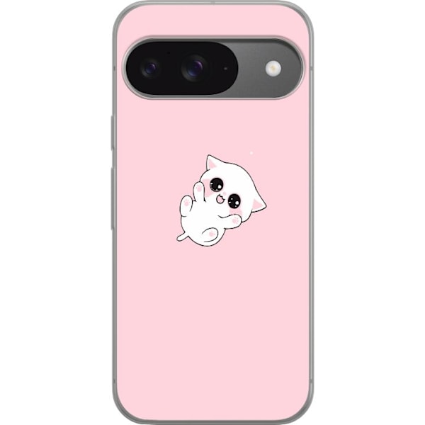 Google Pixel 9 Pro Läpinäkyvä kuori Kawaii