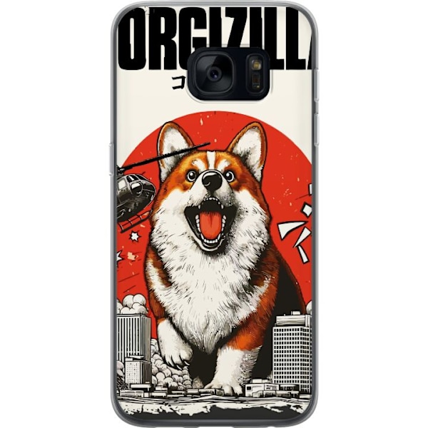 Samsung Galaxy S7 Läpinäkyvä kuori Corgizilla