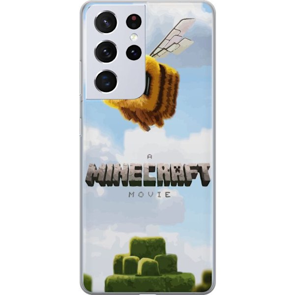 Samsung Galaxy S21 Ultra 5G Genomskinligt Skal A Minecraft Mov