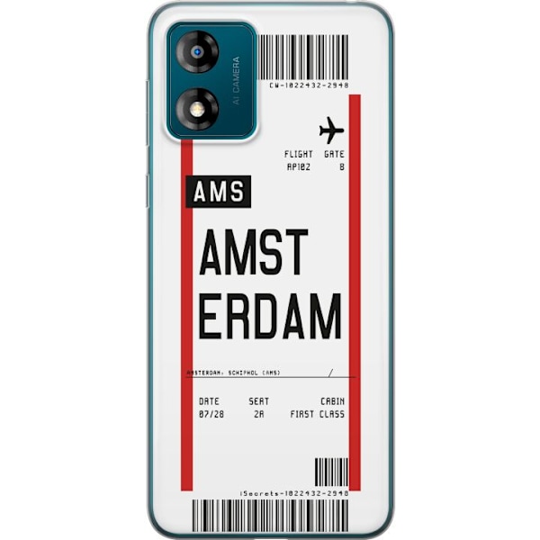 Motorola Moto E13 Gennemsigtig cover Amsterdam