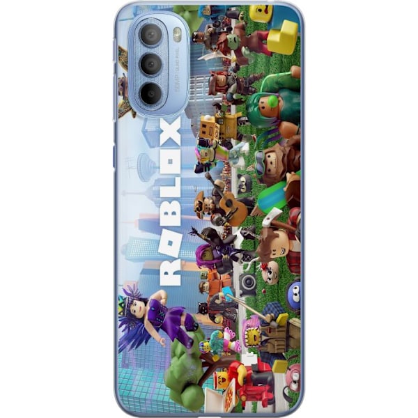 Motorola Moto G31 Läpinäkyvä kuori Roblox