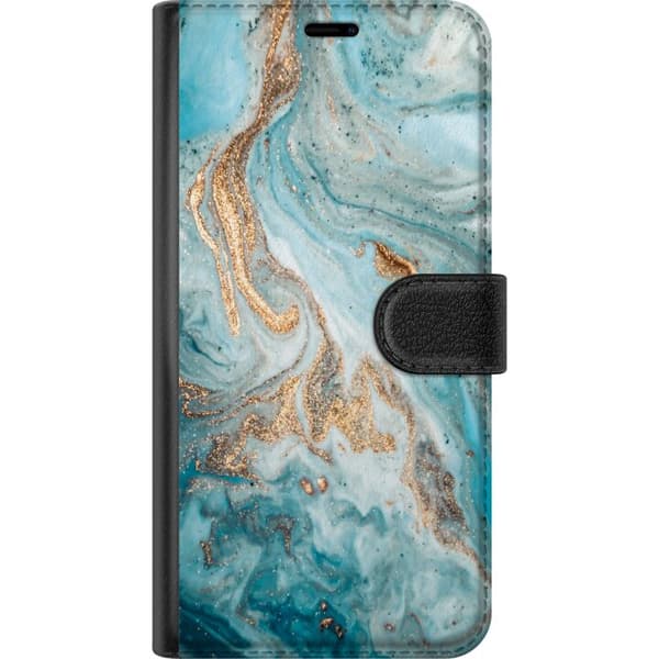 Kompatibelt Plånboksfodral till Samsung Galaxy A40 Magic Marble