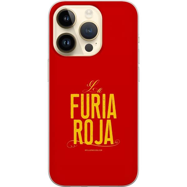 Kompatibelt Mobildeksel til Apple iPhone 14 Pro La Furia Roja rød