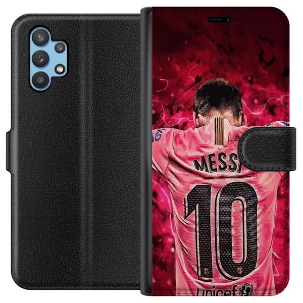 Kompatibel Tegnebogsetui til Samsung Galaxy A32 5G Messi