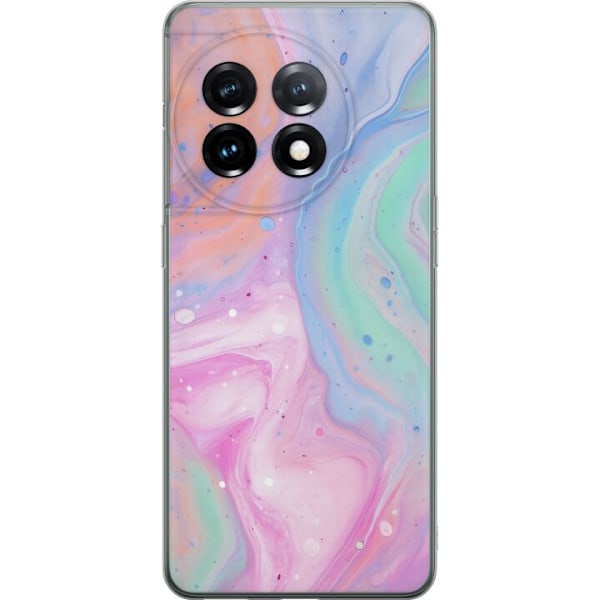 OnePlus 11 Genomskinligt Skal Pastellmarmor